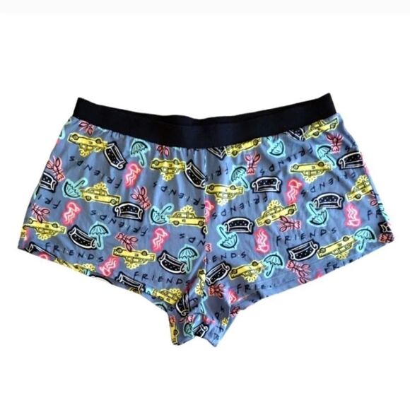 FRIENDS Y2K Grey Central Perk Printed Tank Top and Shorts Pajama Set Size XL - Picture 15 of 16